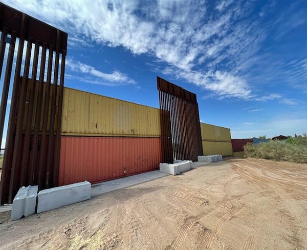 Construcción de la quinta brecha del muro fronterizo en Arizona avanza “significativamente”