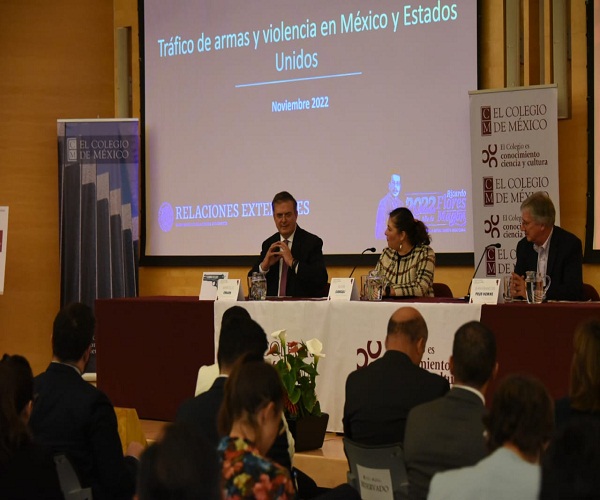 Canciller Marcelo Ebrard asegura que “México tiene una pandemia de armas”