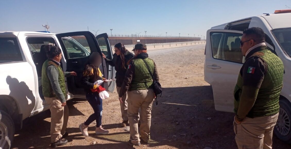 INM rescata a once menores de edad no acompañados en frontera de Ciudad Juárez
