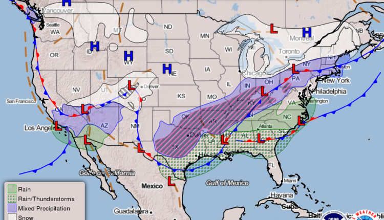 Intensas tormentas invernales azotan a gran parte de los EEUU