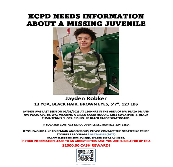 Menor desaparecido de Kansas City, Missouri, es hallado muerto en un estanque de Glasdtone