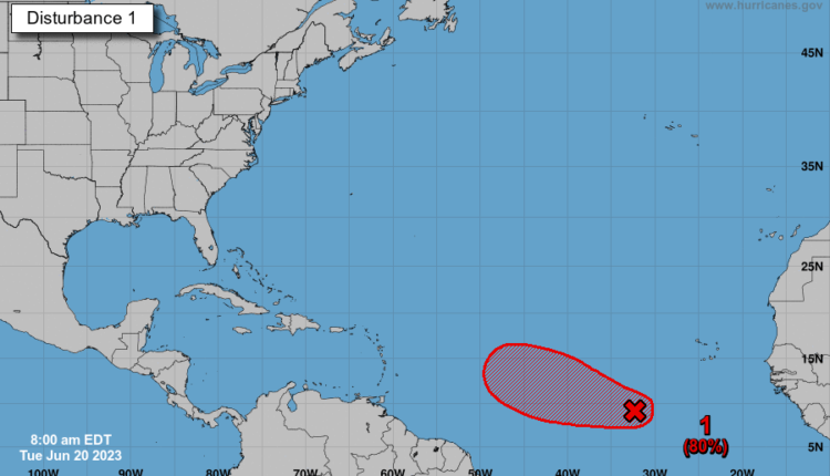 Avanza tormenta tropical Bret y podría convertirse en primer huracán del 2023