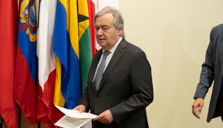 Secretario General de la ONU critica bombardeos de Gaza y pide cese el fuego "inmediato"