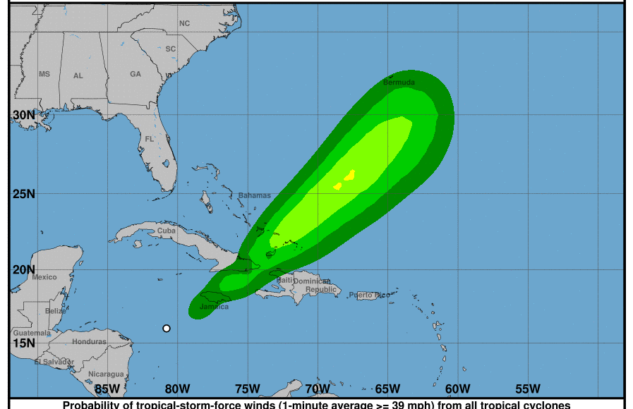 Potencial ciclón tropical veintidós está afectando zonas de Jamaica, Cuba y Haití