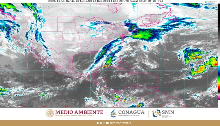 Luvias y frío en Nochevieja ese es el pronóstico en México