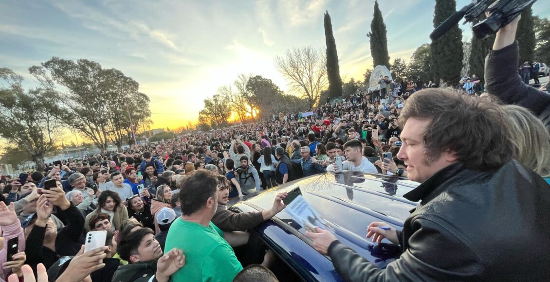 El presidente Milei, blanco y azote de la izquierda latinoamericana