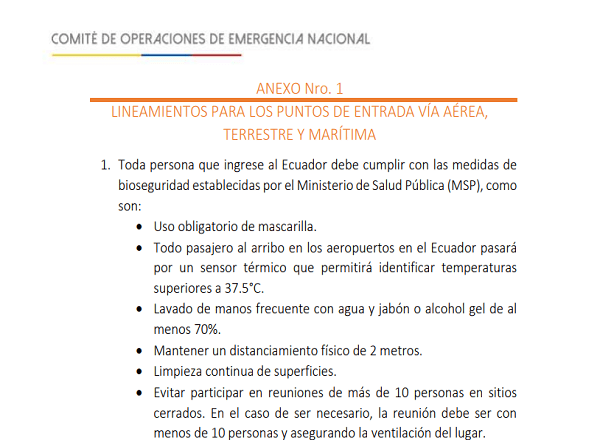 Detectan en Ecuador un caso de la variante británica del COVID-19