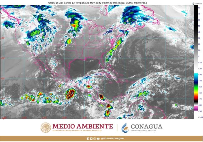 Se forma la tormenta tropical Agatha en el Océano Pacífico