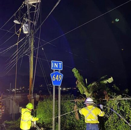 Advierten que más de un millón de clientes no tienen servicio eléctrico en Puerto Rico