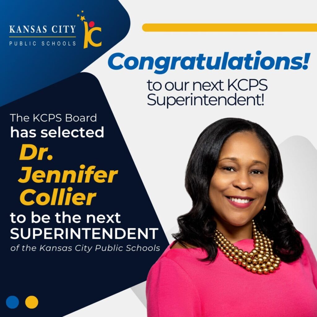 Jennifer Collier nombrada superintendente de Escuelas Públicas de Kansas City