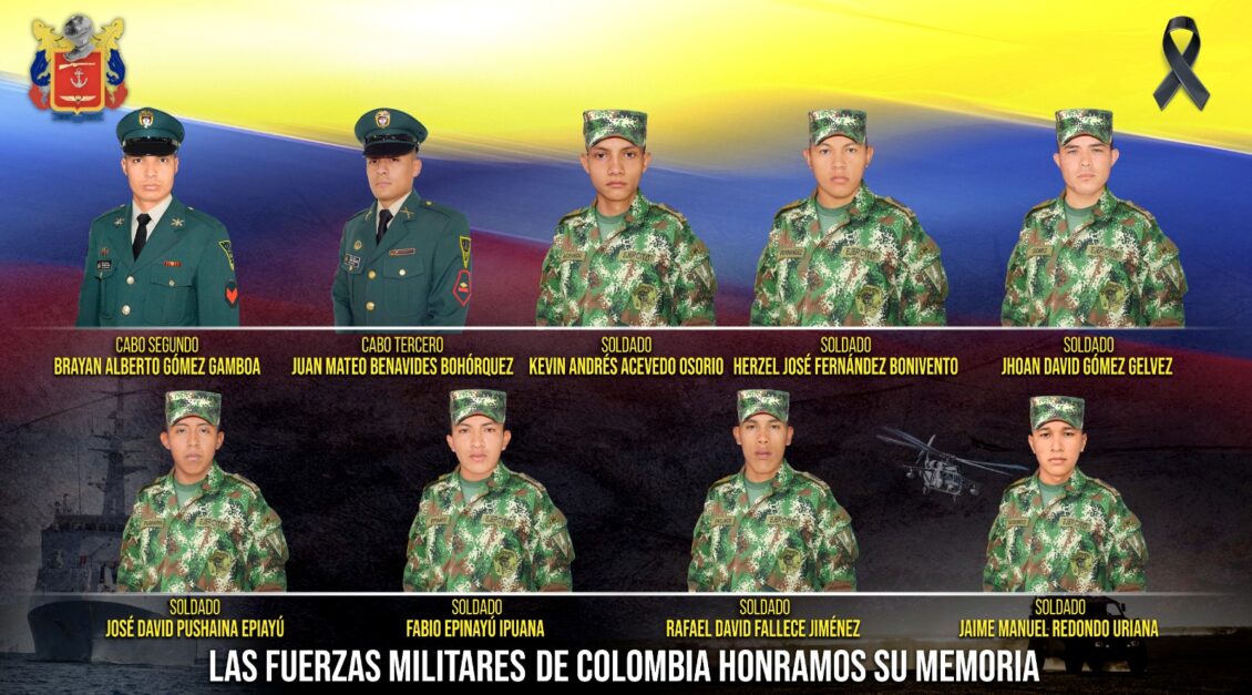 Ataque del ELN a una base militar en Colombia deja al menos nueve soldados muertos