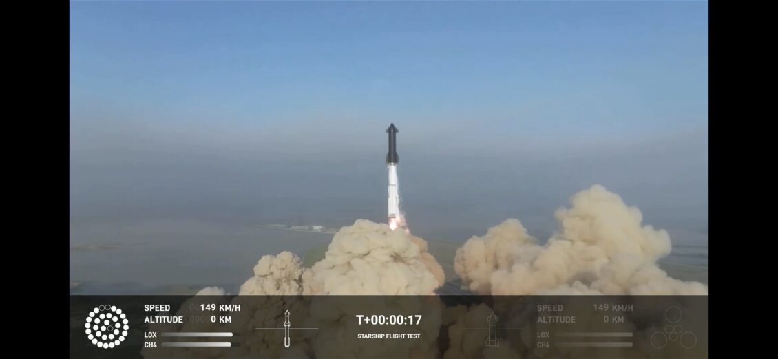 El cohete Starship de SpaceX explota en el aire en su primer vuelo de prueba