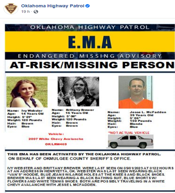 Hallan 7 cuerpos en propiedad de Oklahoma en medio de búsqueda de 2 adolescentes