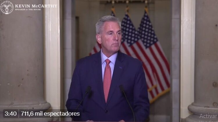 El líder republicano del Congreso de EEUU ordena un "impeachment" contra Joe Biden