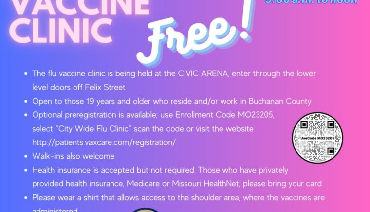 Departamento de Salud de St. Joseph, Missouri, organiza jornada anual de vacunas gratis contra la gripe