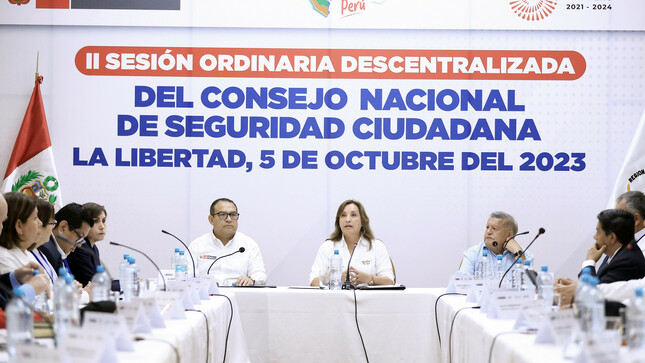 Presidenta de Perú declara estado de emergencia en el Cercado de Lima por inseguridad ciudadana