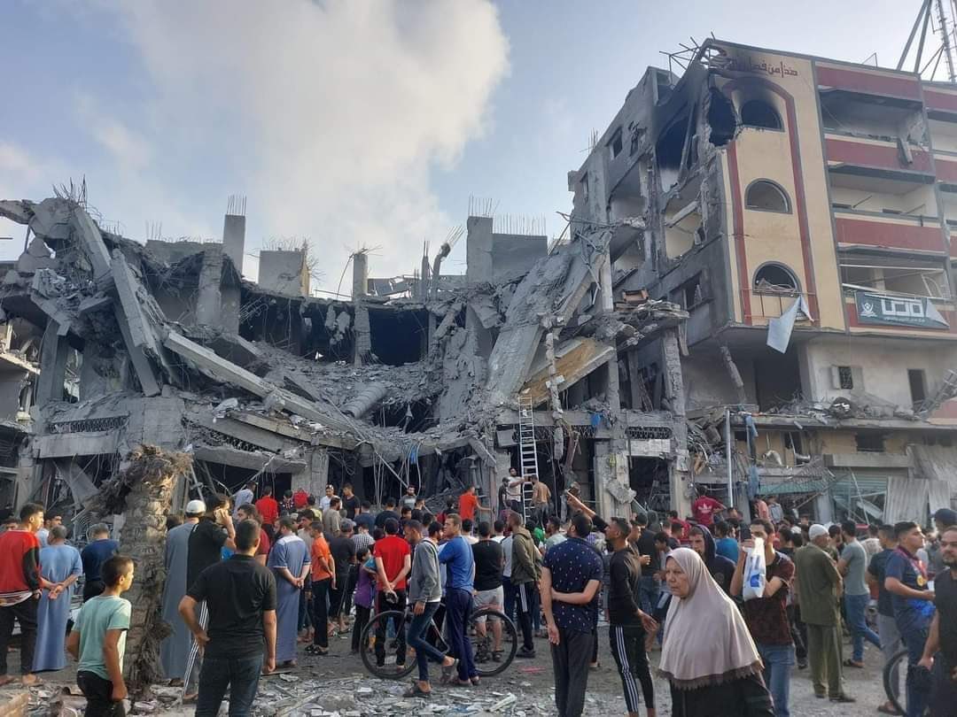 Ataque a una escuela en la Franja de Gaza deja 15 heridos