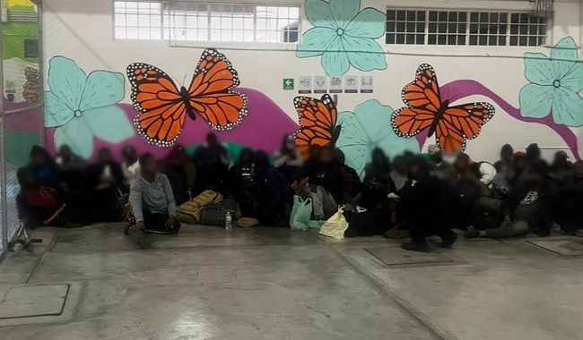 Interceptan a 102 migrantes africanos que viajaban en dos buses por Oaxaca, México