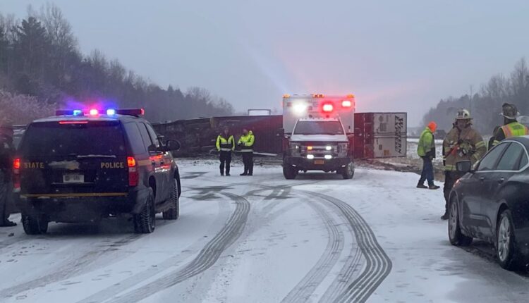 Condiciones imposibles de viajar en Missouri por tormenta invernal