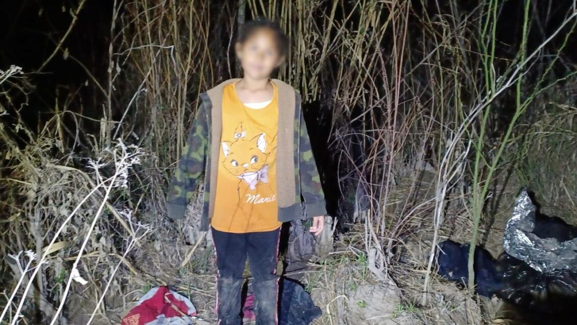 Autoridades mexicanas rescataron a niña de 9 años y siete migrantes más en el Río Bravo