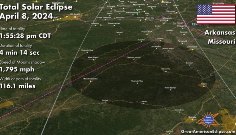 Algunas partes de Missouri podrán disfrutar del eclipse solar en su totalidad