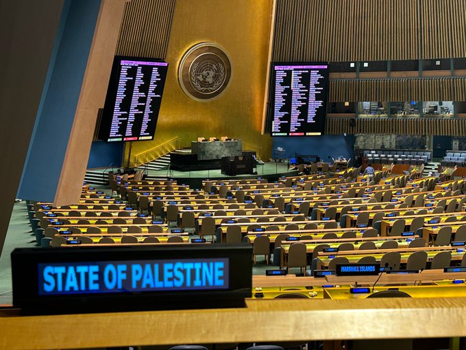 En la Asamblea General de la ONU se propone dotar a Palestina de más derechos