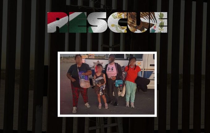 Autoridades de EEUU y México rescatan a familia migrante en medio del calor agobiante