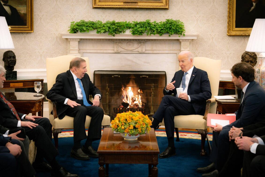 Biden recibe a Edmundo González en la Casa Blanca