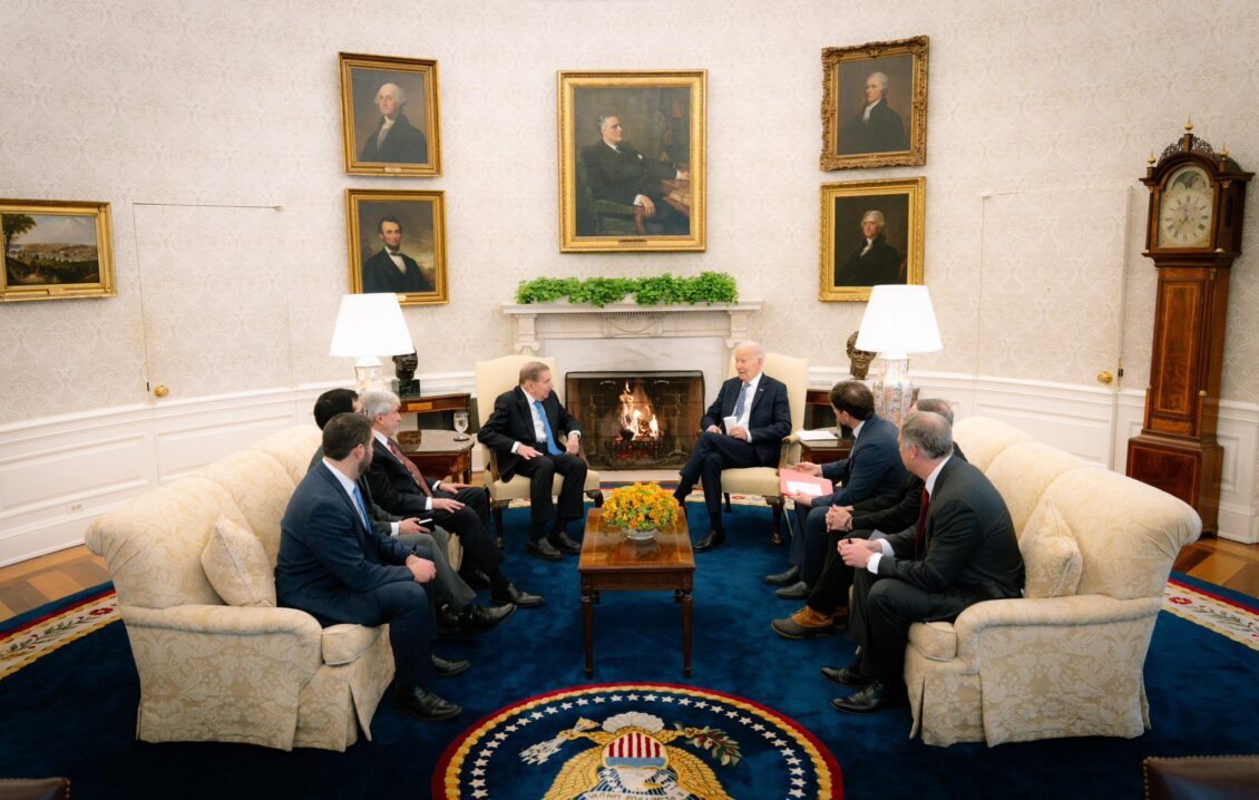 Biden recibe a Edmundo González en la Casa Blanca