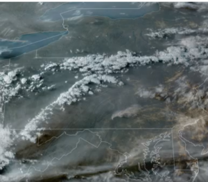 Imagen tomada de los satélites de la NOAA